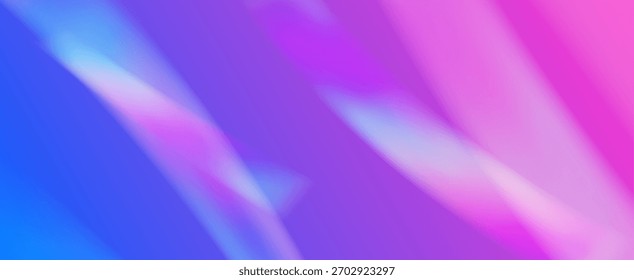 Iridescent Prism Background. Rainbow Light Leak Effect.  Glitter Ray And Diamond Gradient With Glow Overlay On Transparent Film. Iridescent Crystal Prism Background With Light.