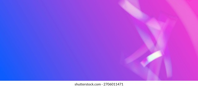 Iridescent Prism Background. Rainbow Light Leak Effect.  3d Bokeh With A Soft Aura, Refraction Glow, And Transparent Diamond. Iridescent Crystal Prism Background With Light.