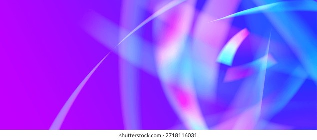 Fondo de prisma iridiscente. Efecto de fuga de luz de arco iris.  Superposición De Vidrio Con Resplandor Solar, Rayas De Neón Y Brillo De Gradiente Sutil. Fondo De Prisma De Cristal Iridiscente Con Luz.