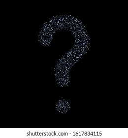 Iridescent rectangle, shiny confetti. Rainbow Scattered little sparkling, glitter sequin. Random falling paillettes, spangle, square elements black background. New Year Christmas Vector illustration.