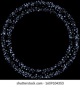 Rectángulo irlandés, confetti brillante. Arcoiris Disperso pequeño chispeante, secuencia de brillo. Pillettes de caída aleatoria, eslóganes, elementos cuadrados fondo negro. Ilustración del vector de Navidad de Año Nuevo.