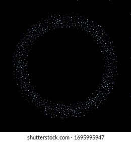Iridescent rectangle, shiny confetti. Rainbow Scattered little sparkling, glitter sequin. Random falling paillettes, spangle, square elements black background. New Year Christmas Vector illustration.