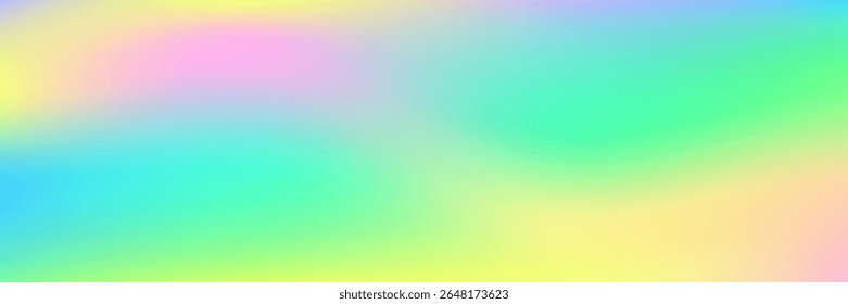 Iridescent Texture. Abstract Background. Retro Futuristic Illustration. Soft Card. Tie Dye Shiny Gradient. Fantasy Paper. Holographic Gradient. Metal Vector. Blue Iridescent Texture