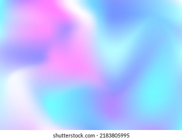 Iridescent Texture. Abstract Gradient. Neon Banner. Blur Multicolor Template. Holographic Gradient. Digital Cover. Fantasy Flyer. Blue Retro Background. Violet Iridescent Texture