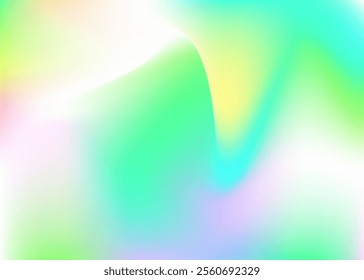 Iridescent Texture. Blur Vector. Neon Paper. Shiny Multicolor Illustration. Modern Cover. Hippy Retro Background. Abstract Gradient. Pearlescent Gradient. Pink Iridescent Texture