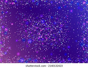 Iridescent Texture. Holiday Foil. Cristal Background. Glitch Glare. Blue Retro Sparkles. Festive Art. Disco Element. Metal Colorful Wallpaper. Pink Iridescent Texture