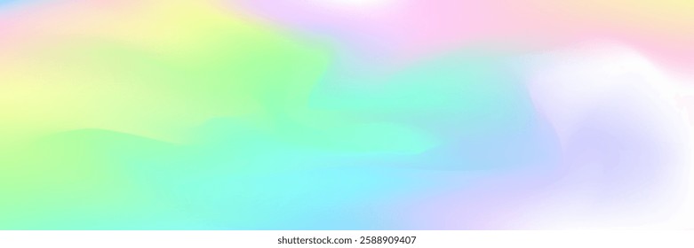 Iridescent Texture. Hologram Background. Blur Card. Trendy Paper. Metal Holography Template. Abstract Gradient. Retro Effect. Hippy Neon Background. Pink Iridescent Texture