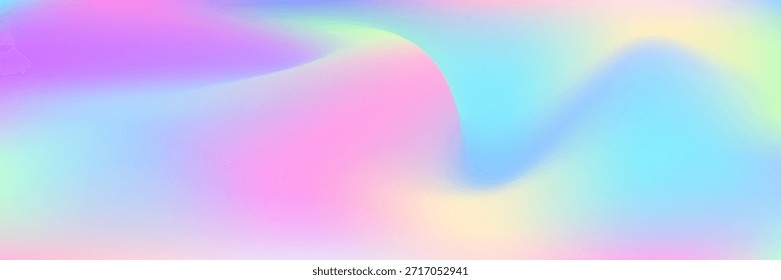 Iridescent Texture. Hologram Gradient. Blue Metal Background. Modern Flyer. Pop Minimalist Backdrop. Fantasy Paper. Pearlescent Gradient. Neon Banner. Violet Iridescent Texture