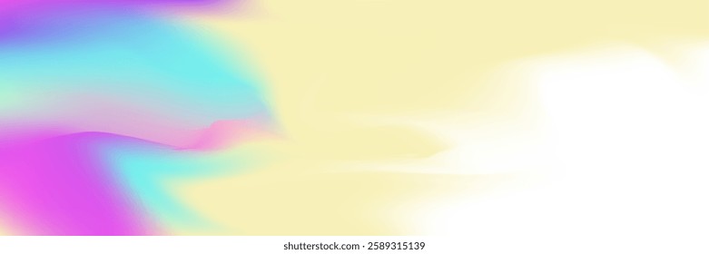 Iridescent Texture. Hologram Gradient. Soft Minimalist Backdrop. Cosmos Fluid. Pastel Foil. Purple Neon Background. Abstract Background. Retro Pattern. Blue Iridescent Texture
