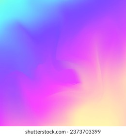 Textura irlandesa. Fondo Holográfico. Antecedentes abstractos. Gradiente pop rosado. Papel gráfico. Malla vibrante. Imagen suave. Folleto retro multicolor. Textura iridiscente azul