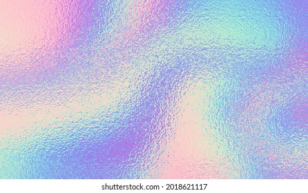 Holographic Texture. Pearlescent Background. Blue Soft Gradient. Iridescent  Gradient. Rainbow Paper. Neon Shapes. Cosmos Fluid. Metal Creative  Illustration. Purple Holographic Texture Stock Vector