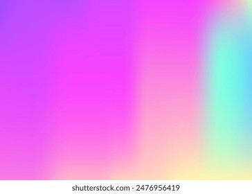 Textura irisada. Fondo holográfico. Degradado Pop violeta. Fluido pastel. Volante metálico. Folleto futurista - Borroso. Degradado perla. Superficie brillante. Textura iridiscente púrpura