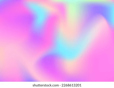 Iridescent Texture. Holographic Gradient. Unicorn Light. Hologram Gradient. Shiny Surface. Blur Spectrum Template. Violet Retro Background. Minimal Fluid. Purple Iridescent Texture