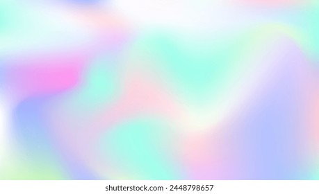 Iridescent Texture. Liquid Flyer. Digital Mesh. Abstract Gradient. Metal Glitter. Pearlescent Gradient. Blue Blur Background. Soft Creative Invitation. Violet Iridescent Texture