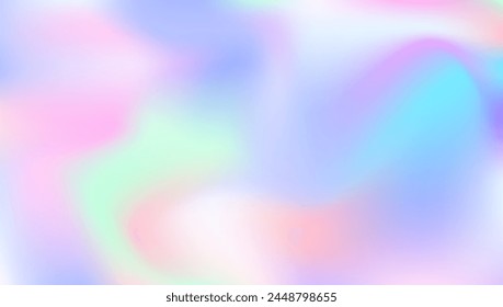 Iridescent Texture. Minimal Paper. Blur Vector. Pop Geometric Template. Plastic Card. Pearlescent Background. Hologram Gradient. Pink Soft Background. Blue Iridescent Texture