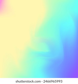 Iridescent Texture. Pastel Flyer. Abstract Gradient. Holographic Background. Blue Shiny Gradient. Neon Multicolor Illustration. Vintage Mesh. Pop Glitch. Pink Iridescent Texture