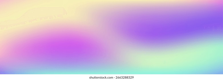 Textura irisada. Fondo perlado. Gradiente brillante azul. Lámina de moda. Cubierta Pastel. Ilustración multicolor de neón. Gradiente de holograma. Superficie retro. Textura iridiscente rosa