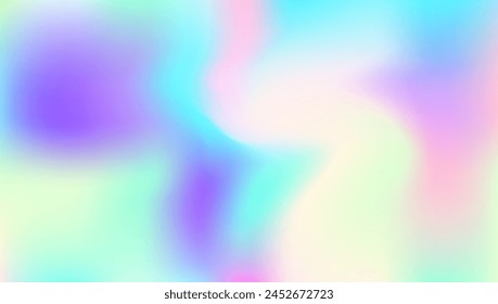 Iridescent Texture. Pearlescent Gradient. Holographic Gradient. Fashion Mesh. Soft Multicolor Template. Neon Poster. Violet Pop Background. Girlie Card. Purple Iridescent Texture