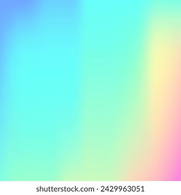 Irisierende Textur. Lila Unschärfe Hintergrund. Perlglanzgradient. Metal Futuristic Template. Holografischer Farbverlauf. Minimales Licht. Pop-Konzept. Pastellkarte. blau schillernde Textur