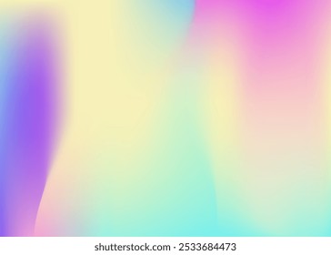 Iridescent Texture. Shiny Geometric Invitation. Retro Image. Cosmos Fluid. Holographic Gradient. Pearlescent Background. Rainbow Mesh. Blue Pop Background. Violet Iridescent Texture