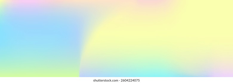 Iridescent Texture. Soft Concept. Hipster Mesh. Neon Fluid. Hologram Gradient. Abstract Background. Metal Futuristic Illustration. Yellow Shiny Gradient. Blue Iridescent Texture