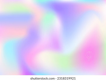 Iridescent Texture. Soft Multicolor Brochure. Hologram Gradient. Hipster Fluid. Violet Pop Gradient. Vibrant Card. Pearlescent Background. Neon Surface. Blue Iridescent Texture