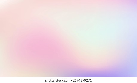 Iridescent Texture. Vibrant Flyer. Pop Effect. Soft Multicolor Template. Holographic Gradient. Pink Metal Background. Modern Cover. Abstract Gradient. Violet Iridescent Texture