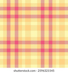 Iridescent Wheat Seamless Tartan with Dark Parchment accents Fabric Design