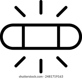 iridiscent line icon illustration vector