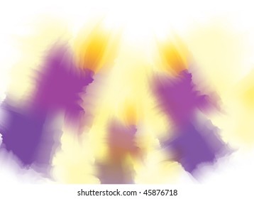 iris color watercolor background