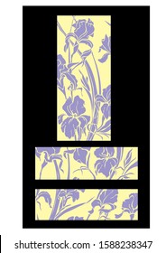 iris flower, purple, flower arrangement, abstraction