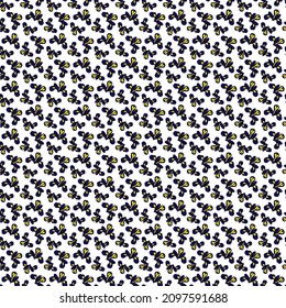Iris flower Seamless Pattern Design with white background