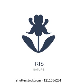 Iris icon. Trendy flat vector Iris icon on white background from nature collection, vector illustration can be use for web and mobile, eps10