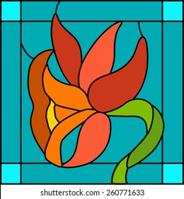 iris stained glass 