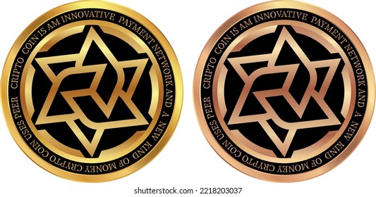 iris token vector illustrations. 3d illustration
