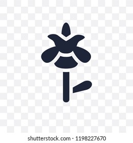 Iris transparent icon. Iris symbol design from Nature collection. Simple element vector illustration on transparent background.