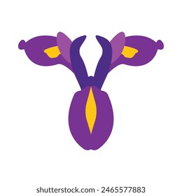 Iris  Vector Flat Icon design