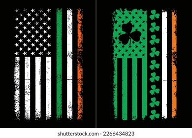 Irish American Flag St. Patrick's Day