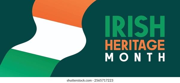 Irish American Heritage Month. Celebrated annually in March in the United States