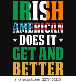 Irlandés americano irlandés S.t Patrick diseño de camisetas