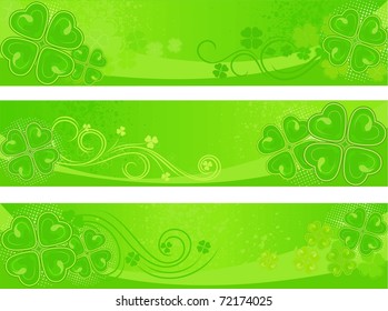 irish banners set