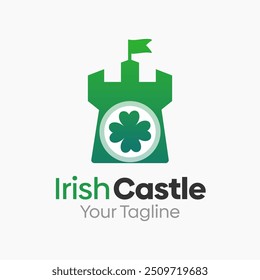 Irish Castle Logo Design Template. Good for Business, Agency, Community and Organization