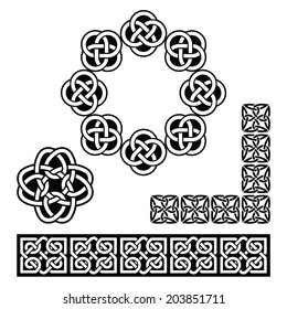 Irish Celtic design - patterns, knots and braids