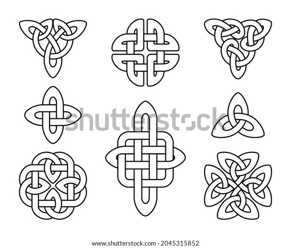 Irish Celtic Knots Slavic Mystic Knot Stock Vector (Royalty Free ...