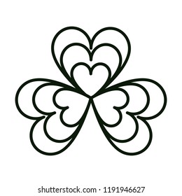 Irish clover lucky symbol