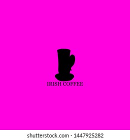 irish coffee icon sign signifier vector