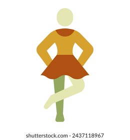 Irish Dance icon for web, app, infographic, etc