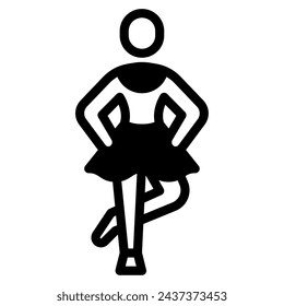 Irish Dance icon for web, app, infographic, etc