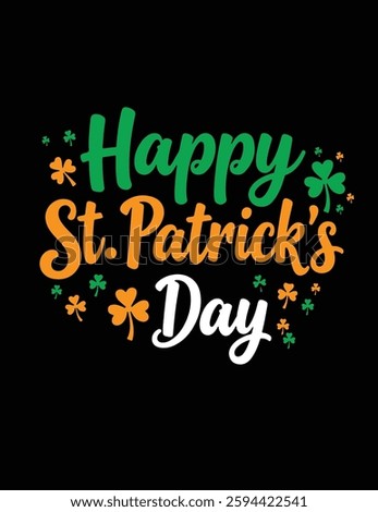 Irish day typography t-shirt design