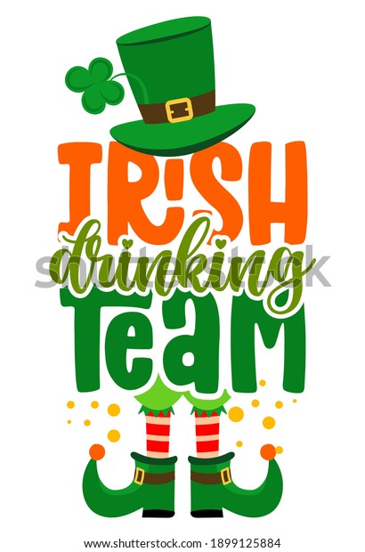 Drinking Team Shananigans Funny Shirt Ireland St Patricks Day Leprechaun T-Shirt